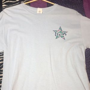 Texas Tiffany blue shirt
